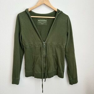 Arizona Y2K Style Zip Up Hoodie - Medium